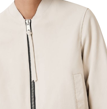 Oss Leather Bomber Jacket