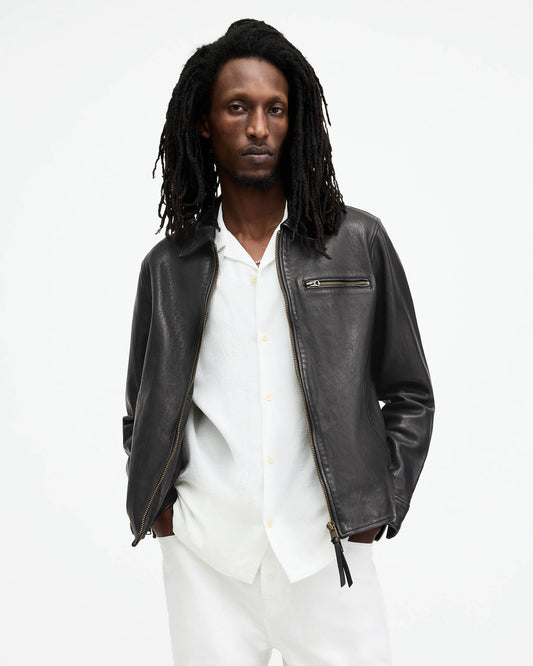 Allsaints Miller Leather Jacket