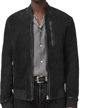 Oss Kemble Suede Bomber Jacket