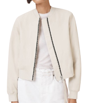 Oss Leather Bomber Jacket